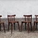 Série de 4 chaises bistrot