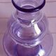 Purple blown glass vase