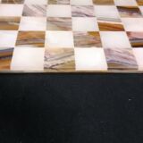 Marble and onyx chess game