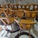 Set of 12 vintage Baumann 1970 bistro chairs