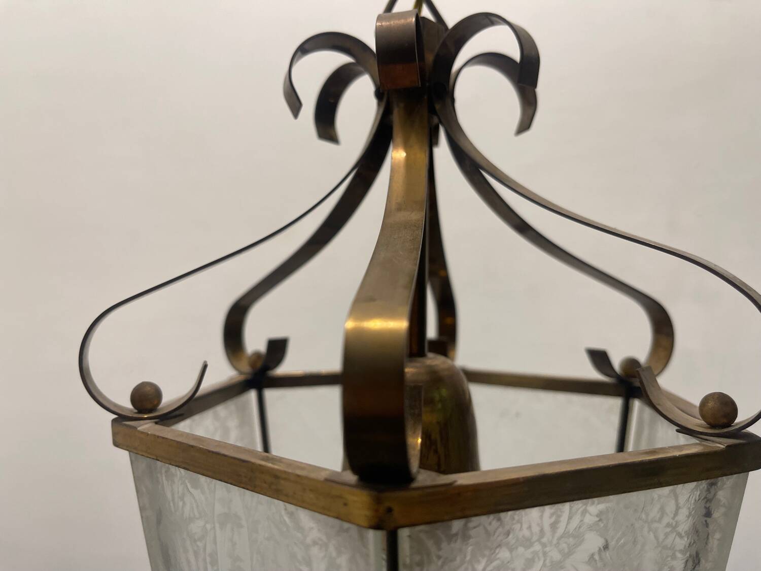 Bronze Light Pendant 1950’s