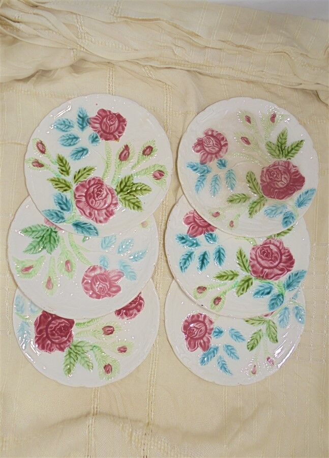 Assiettes barbotine