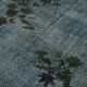 Hand-knotted bohemian turkish 1970s 213 cm x 305 cm black rug