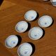 Small Chinese blue and white tea set for 6 cups and saucers.