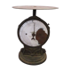 Balance 19th cast iron, enamelled dial