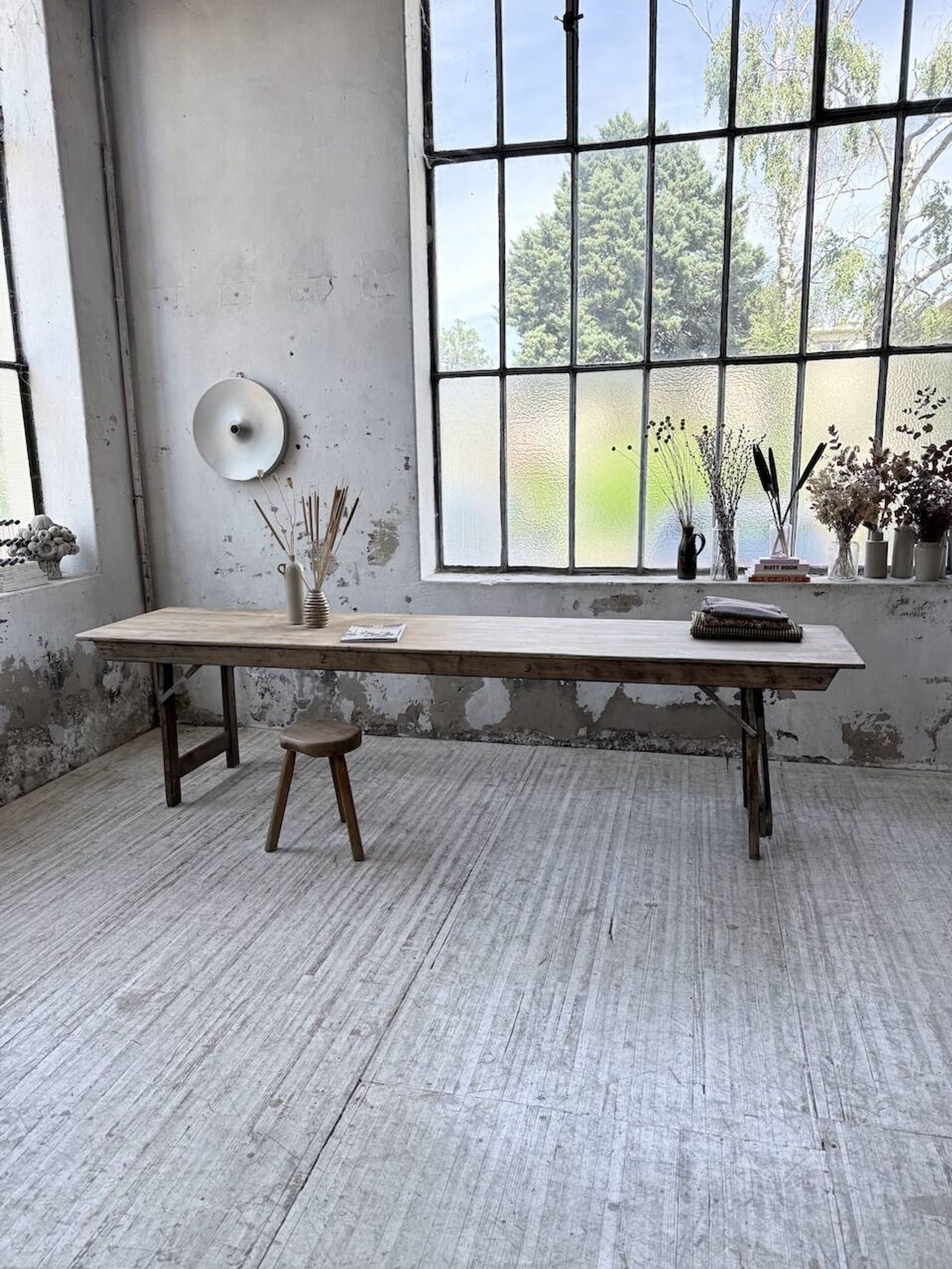 1950 XL folding farmhouse table in pine
