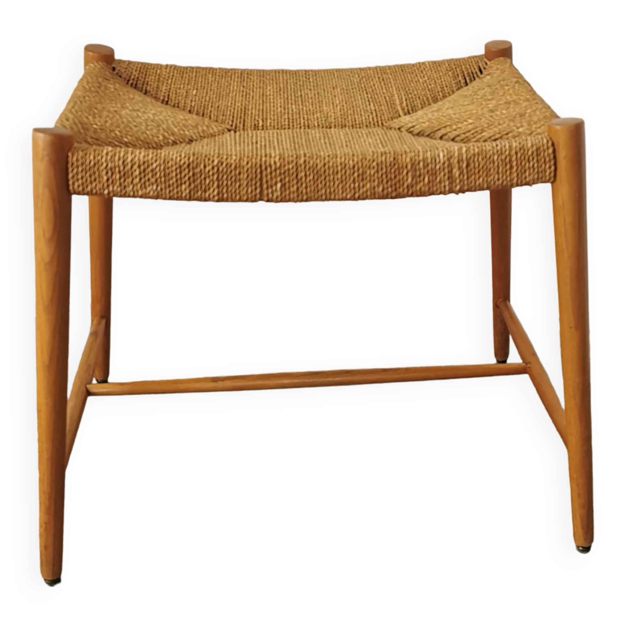 Rope stool 1950 Sigune Daläge by Meisterkreis