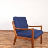 Danish Teak Senator Lounge Chair by Ole Wanscher for Cado, 1960s.