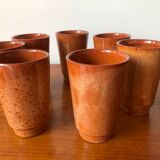 Digoin cups in glazed stoneware