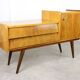 Mid-century Italian Wood and Brass Sideboard, 50s
