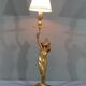 Regulate Lamp, Art Nouveau style, signed C.Rosa – Mid 20th century