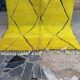 Handmade Berber rug from Oued Zem, yellow, size 140 x 260 cm