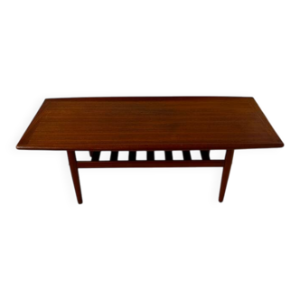 Danish teak coffee table by Grete Jalk