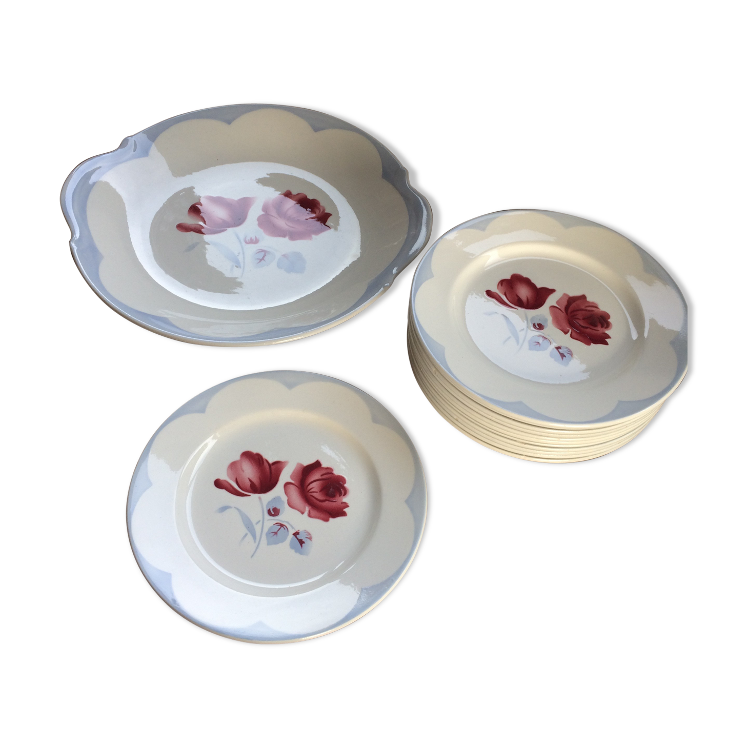 Badonviller dessert plates