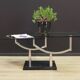 Metal coffee table, Danish design, 1990s, production: Denmark