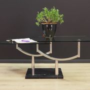 Table basse en métal, design danois, années 1990, production : Danemark
