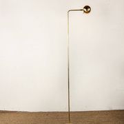 Swedish Brass Floor Lamp, Model G 230 by Bergboms 1960.