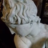 Sculpture en bronze peint