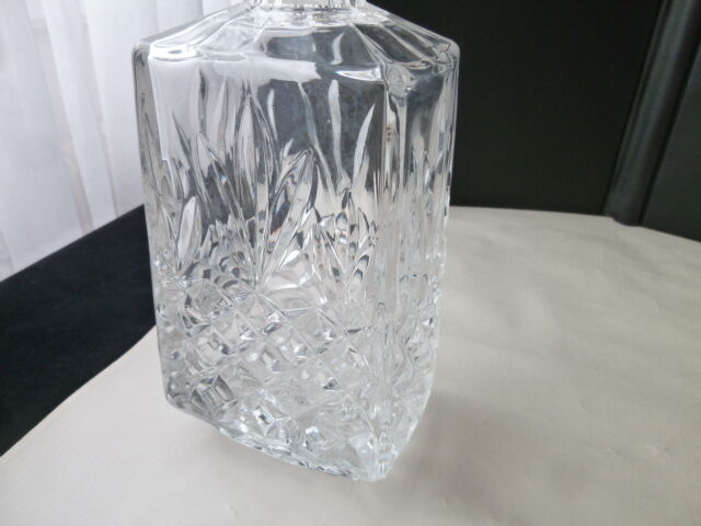 Cut glass whisky carafe