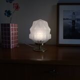 Antique glass globe skyscraper table desk lamp