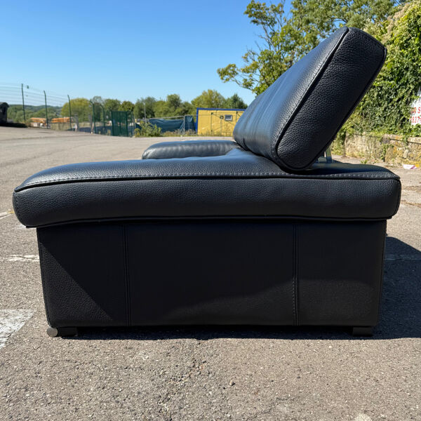 Canapé Roche Bobois cuir noir