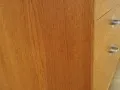 Commode en chêne danois et en frêne plaqué avec un dessus extensible, années 1970