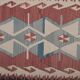 Vintage Turkish kilim, handwoven, 142x220 cm.