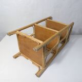 rattan bedside table