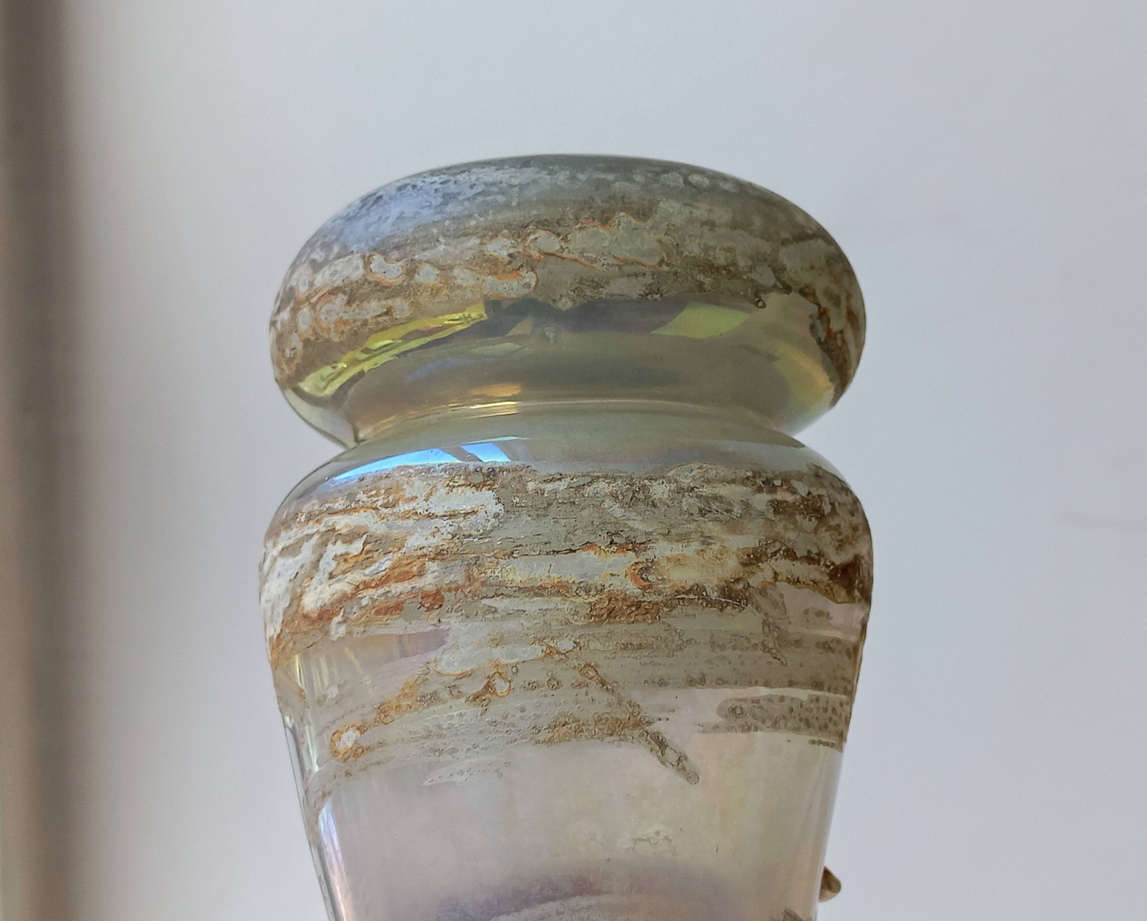 Scavo crystal italian vase