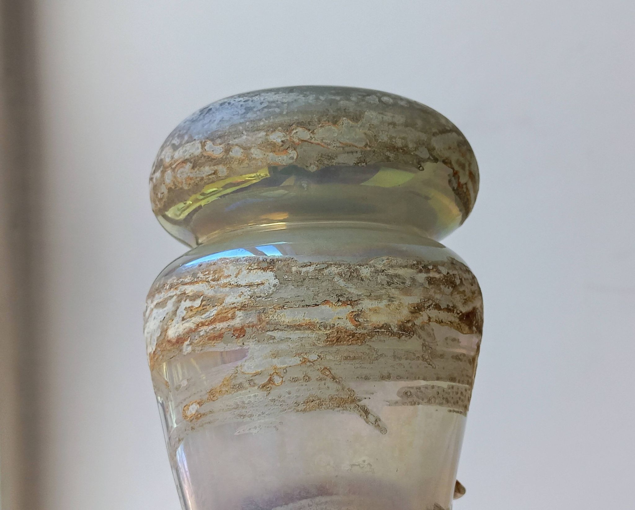 Scavo crystal italian vase