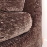 Vintage velvet brown driver, Steiner design 1970