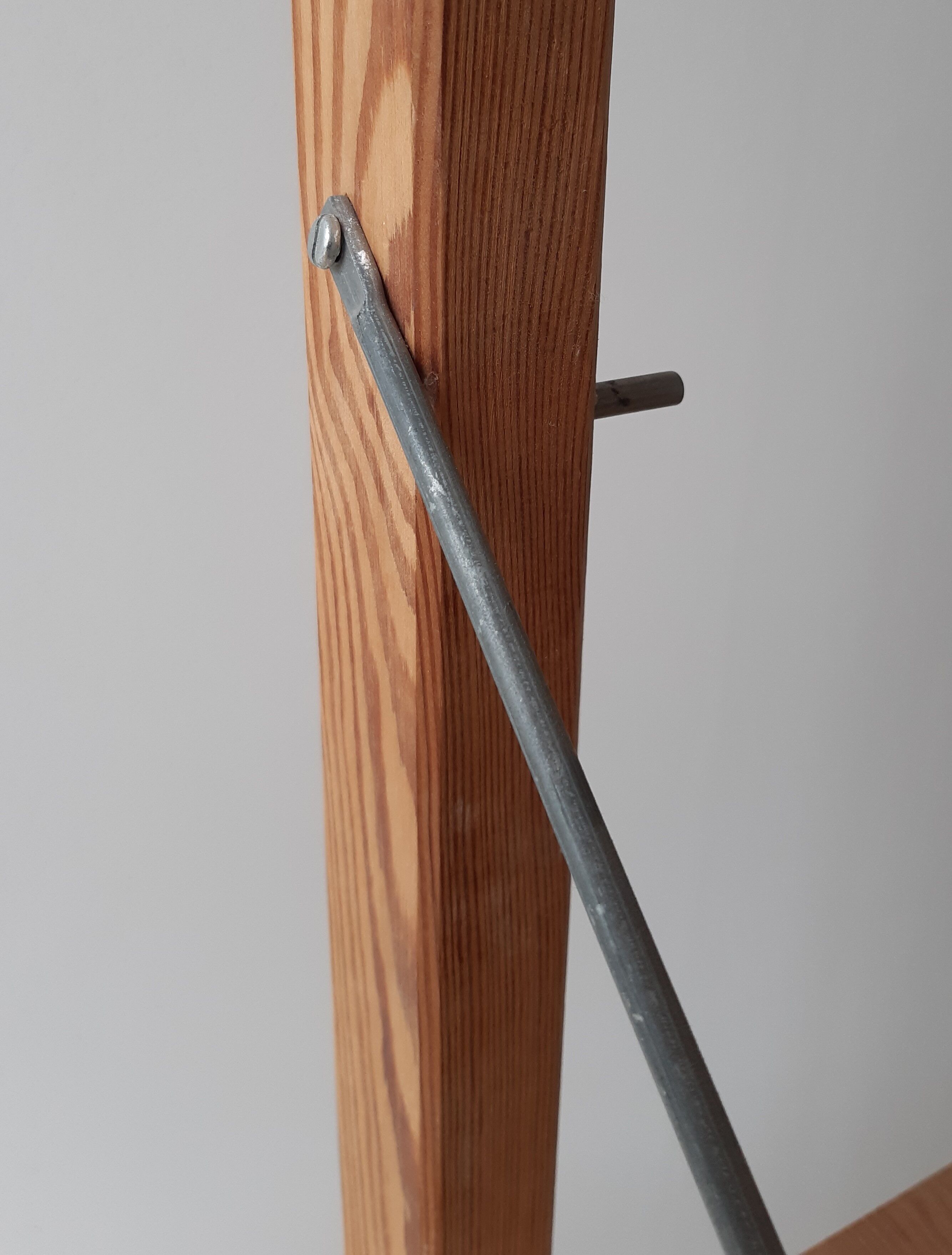 Pine shelf, Scandinavian style Lundia, vintage 70s