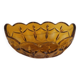 Empty pocket amber glass 60's