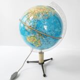 Vintage luminous globe 1950