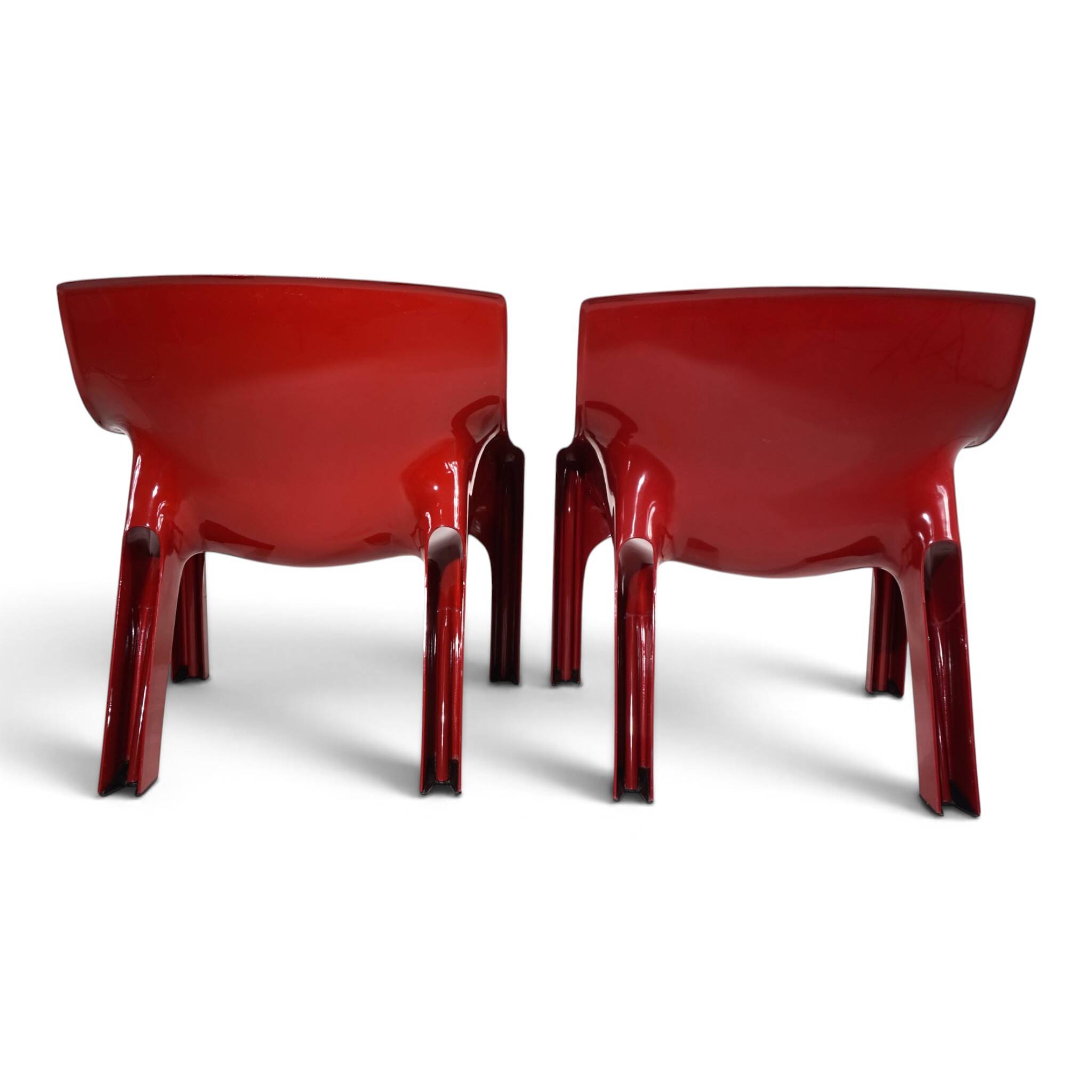 Vico Magistretti Vicario Ensemble de 2 Fauteuils pour Artemide, 1970