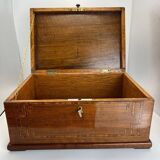 Biedermeier Box in Walnut on Oak, South Germany, 1850