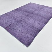Purple & Brown Polka Dot Kilim Rug, 206x263Cm