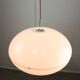 Italian Space Age Big White Doughnut Lamp, 70s
