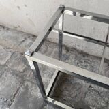 Chromed metal umbrella stand