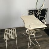 Coiffeuse en fer forgé