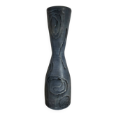 Blue ceramic vase