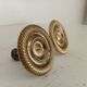 Paire de boutons de meubles Empire en bronze XIXeme