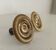 Paire de boutons de meubles Empire en bronze XIXeme