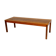 Minimalist walnut bench, Sweden, 1960