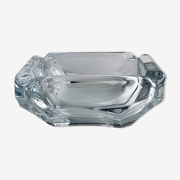Square-shaped glass ashtray