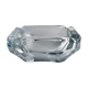 Square-shaped glass ashtray