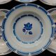Set of 6 mismatched hollow plates in opaque porcelain from Badonviller