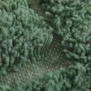 Traditional handwoven Berber rug in green, size 1.5/3.5 m.
