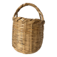 Panier rond vintage en osier