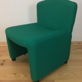 80's pop-style Arfa side chair, green